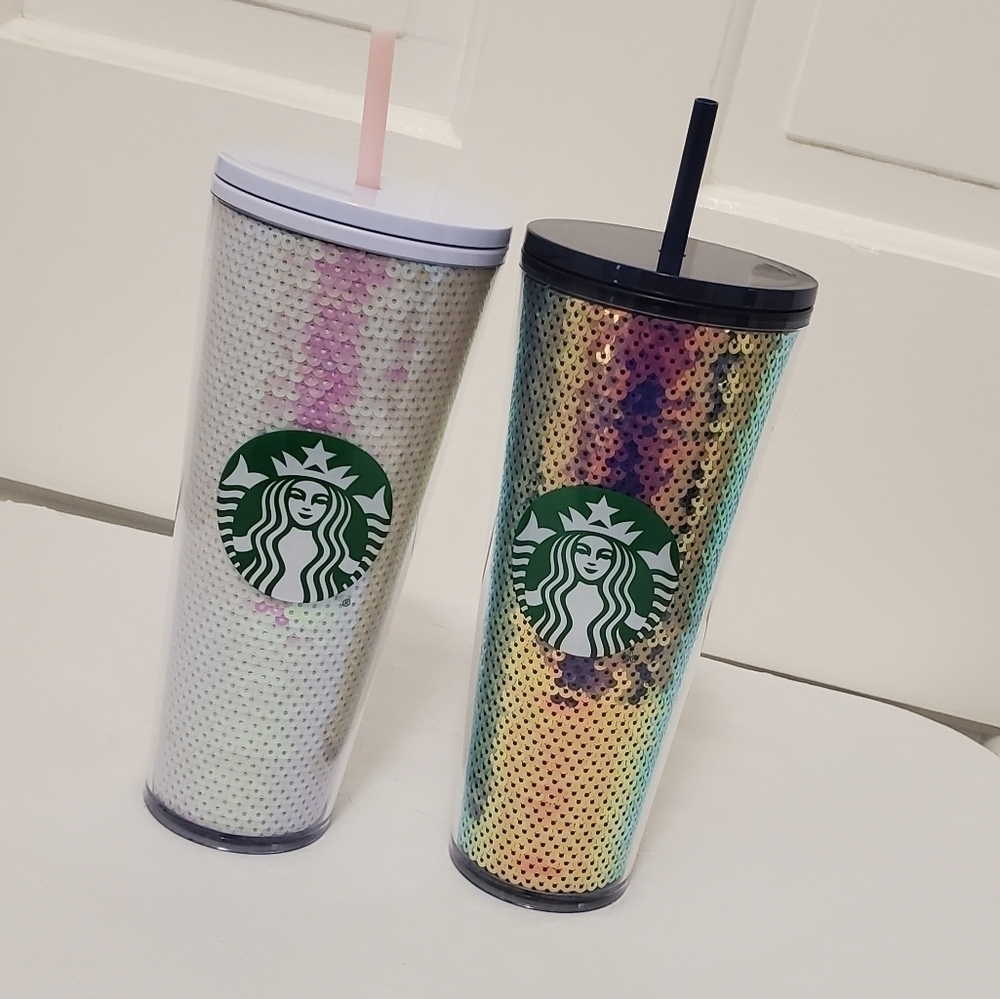 Starbucks Holiday 2020 Bundle Cold Beverage Tumblers 24 oz. Set of 2